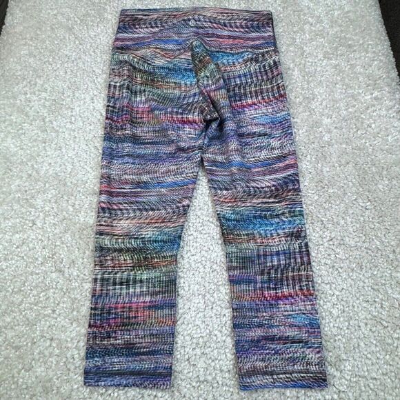 Lululemon Wunder Train Hi Rise Crop Legging Digital Oasis - Picture 4 of 12